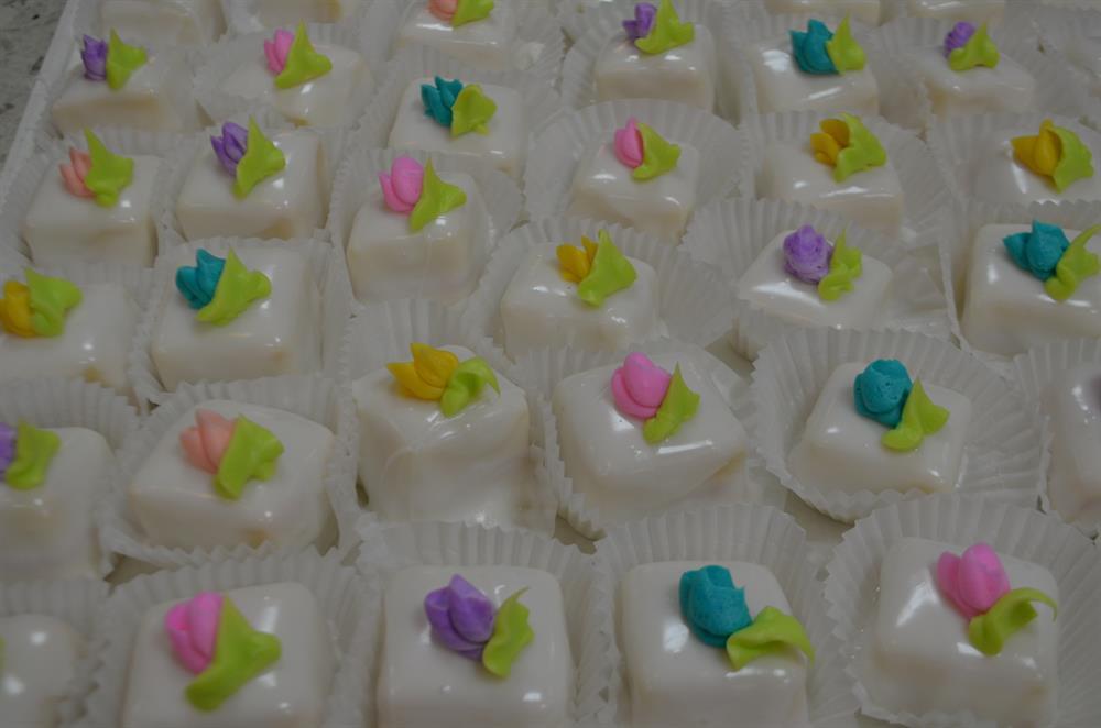 Petit Fours white glaze The Pennsylvania Bakery