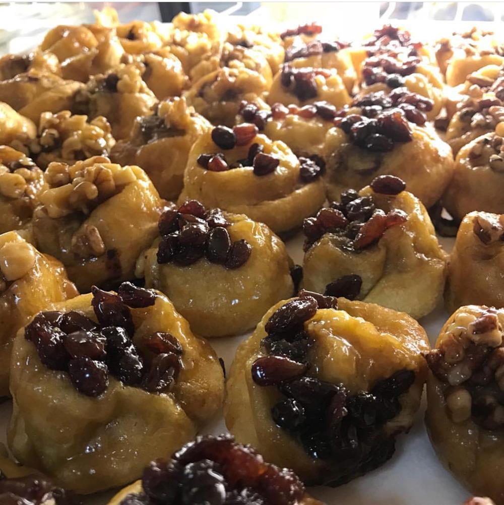 Dozen mini sticky buns assorted the pennsylvania bakery