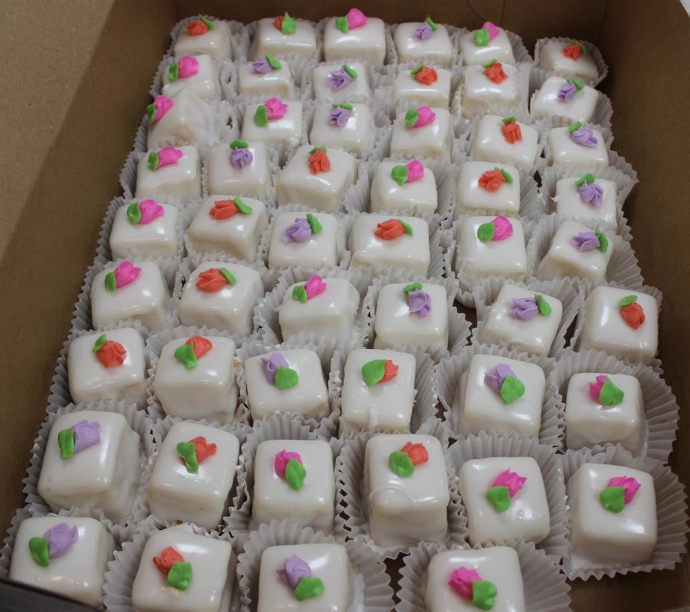 Petit Fours white glaze The Pennsylvania Bakery
